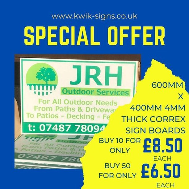 Correx Sign Boards