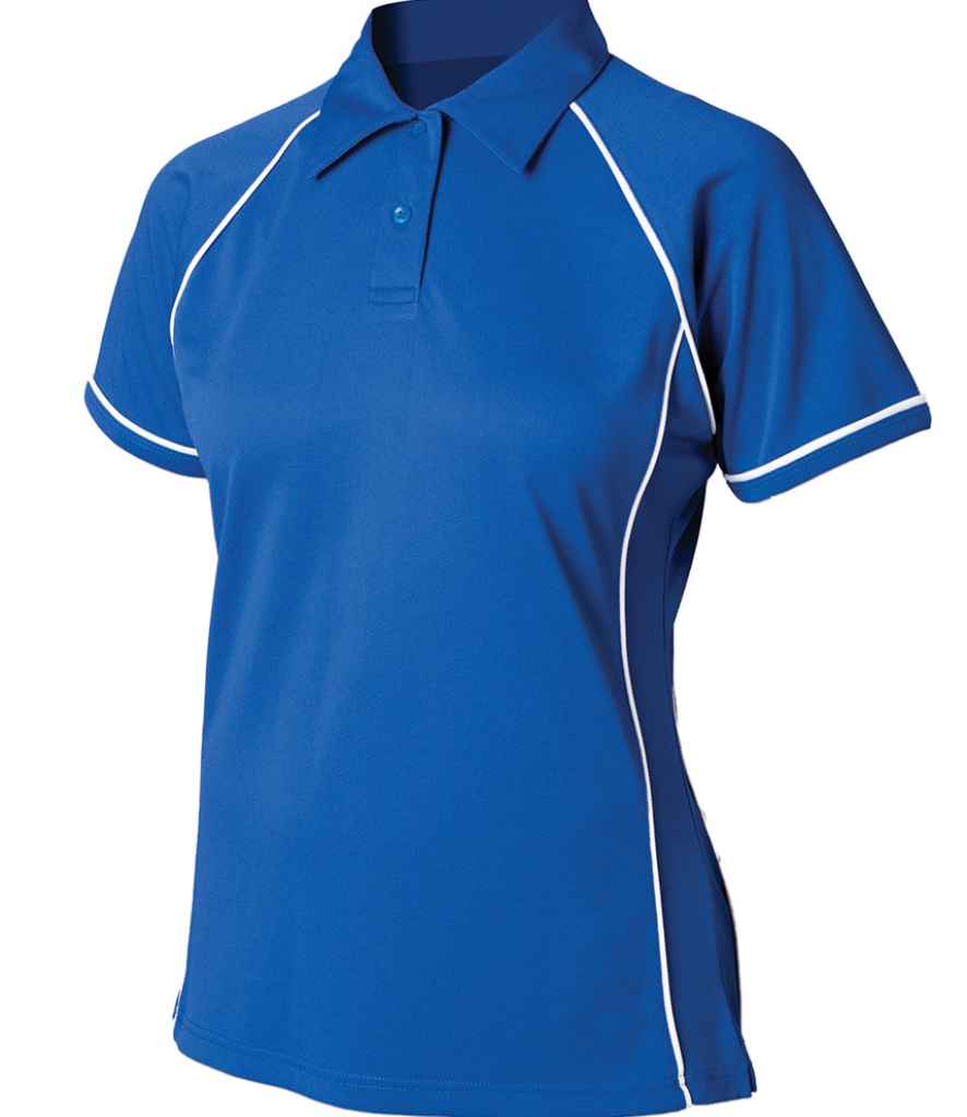 Piped polo shirt sale