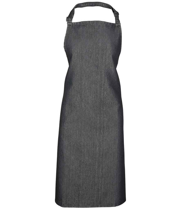 Premier 'Colours' Bib Apron | Black & Greys