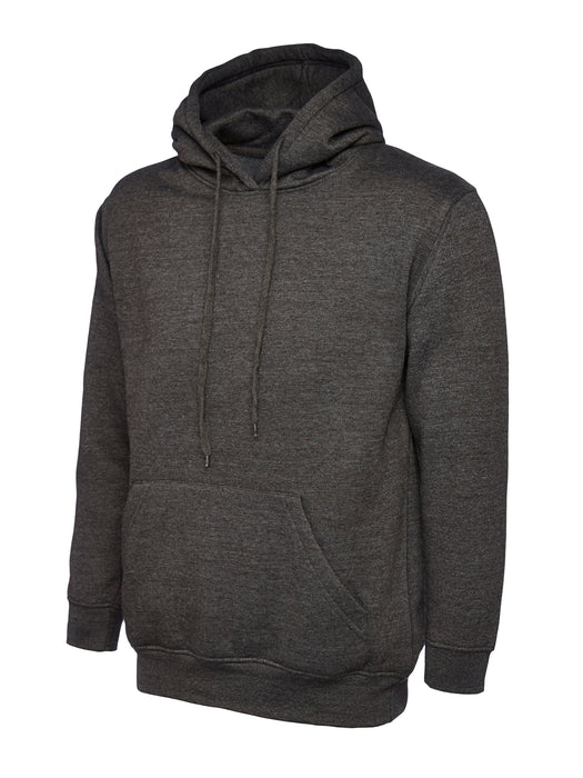 UC502 Uneek Classic Hooded Sweatshirt | Charcoal