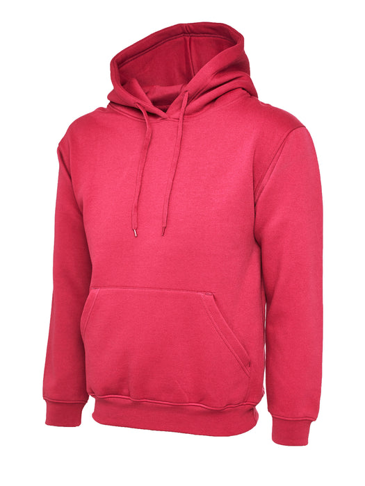 UC502 Uneek Classic Hooded Sweatshirt | Hot Pink