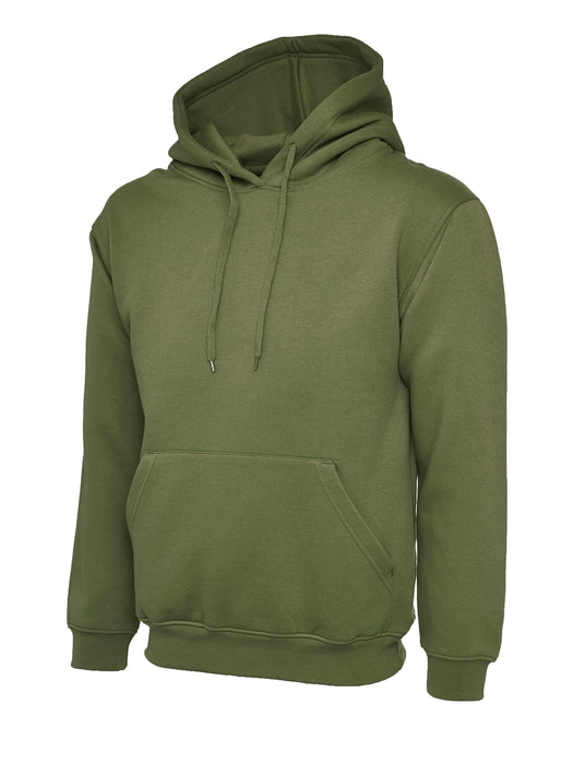 UC502 Uneek Classic Hooded Sweatshirt | Olive