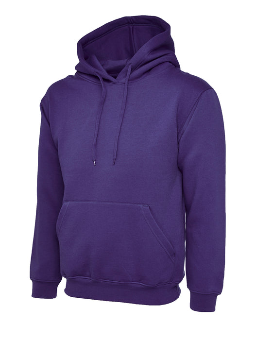 UC502 Uneek Classic Hooded Sweatshirt | Purple