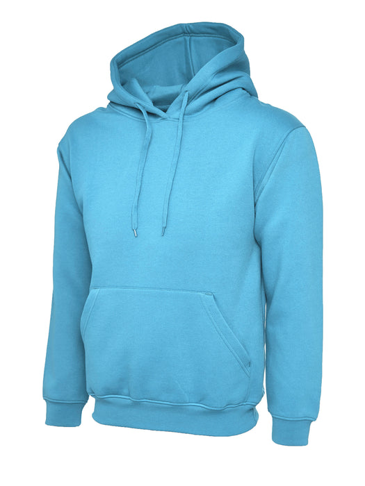 UC502 Uneek Classic Hooded Sweatshirt | Sky