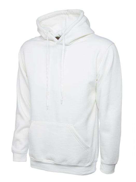 UC502 Uneek Classic Hooded Sweatshirt | White