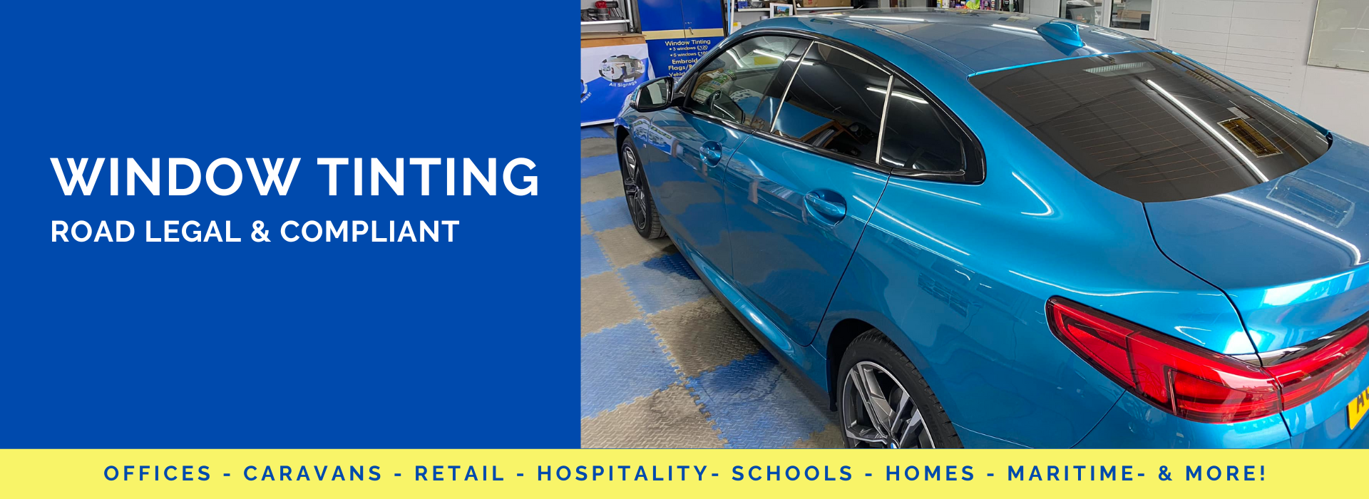 Window Tinting — Kwik Signs UK