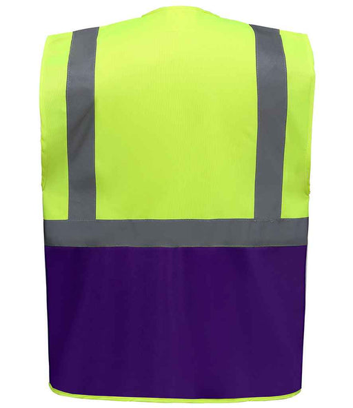 YK103 Yellow/Purple Back