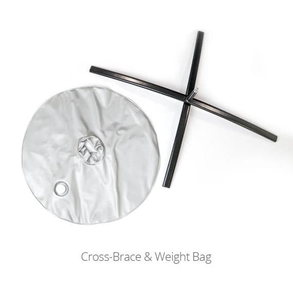 Cross Brace & Weight Bag | Small - Medium Flags